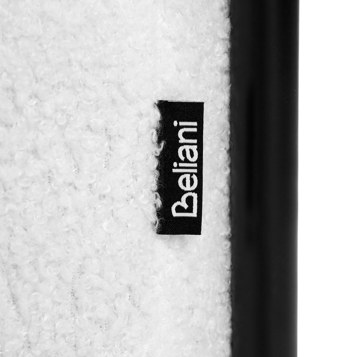 SESSEL Bouclé Weiß Lunde - Weiß, Textil (67/81/74cm) - Beliani