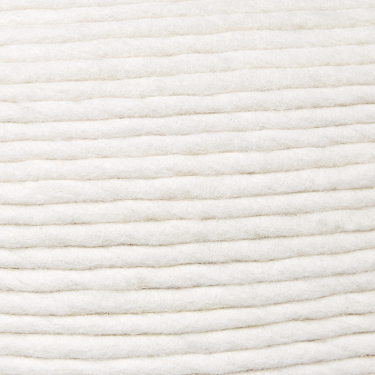 POUF Weiß Takhabi - Weiß, Naturmaterialien (50/35/50cm) - Beliani