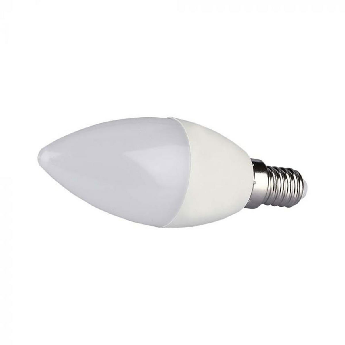LED LEUCHTMITTEL RGB Weiß E14 Fernbedienung - Weiß, Kunststoff (3.6/11cm)