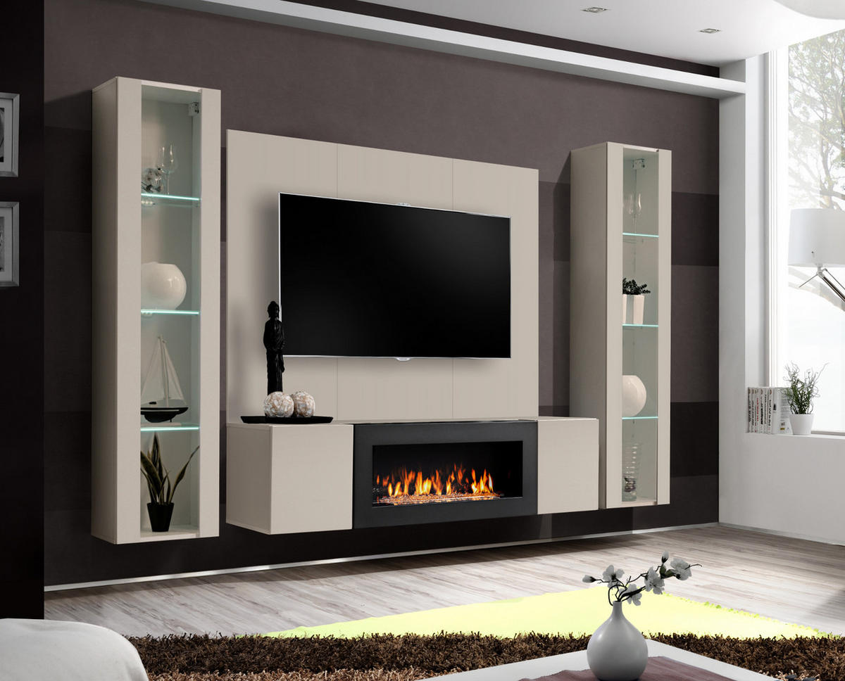 WANDPANEEL Kaschmir 160 x 118 cm, TV Rückwandverkleidung in modernem Design - Kaschmir, Holzwerkstoff (160/118/1.6cm) - Inn.Furn
