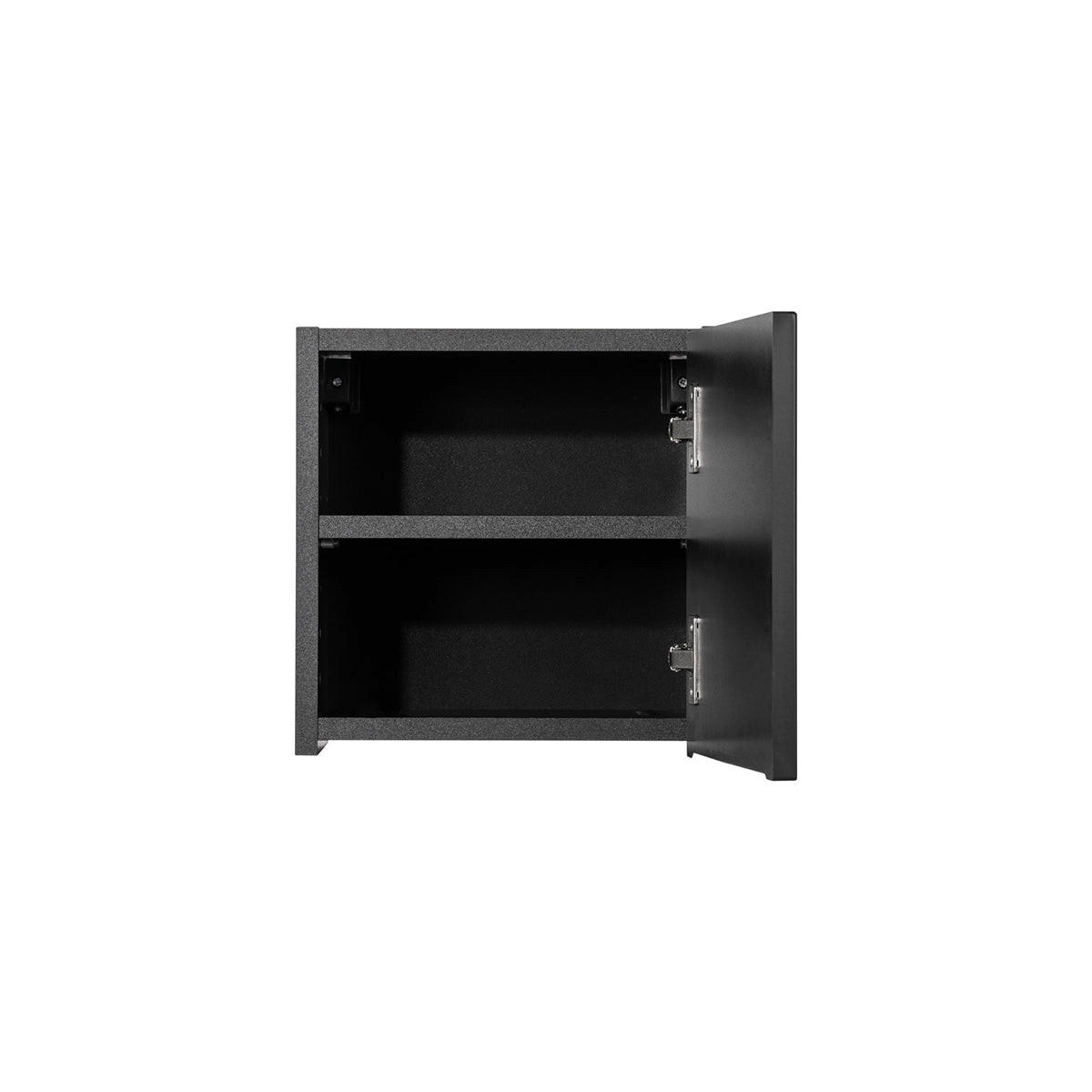 SCHRANK 1 Tür Riva Schwarz - Schwarz, Holzwerkstoff (30/30/19cm) - Petits-meubles