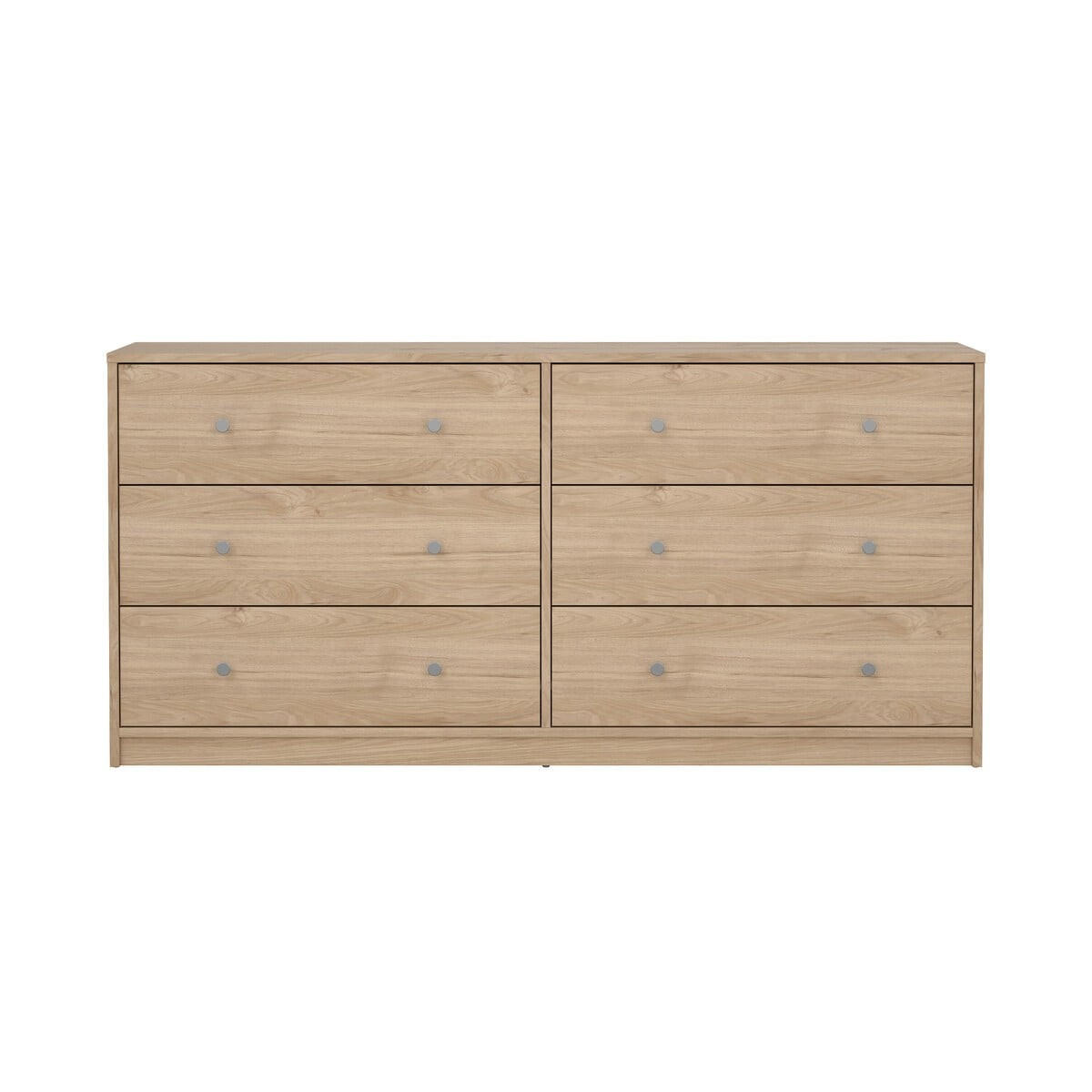 53. DOPPELTE Kommode mit 6 Schubladen lise 143,1/30,1/68,3 cm - Braun, Holzwerkstoff (143/68/32cm) - ebuy24