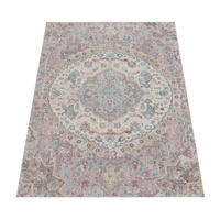 OUTDOOR Teppich Orientalisch Vintage Balkon, Terrasse schmutzabweisend Pink Rechteckig 140x200 - Rosa, Textil (140/200cm) - KADIMA DESIGN
