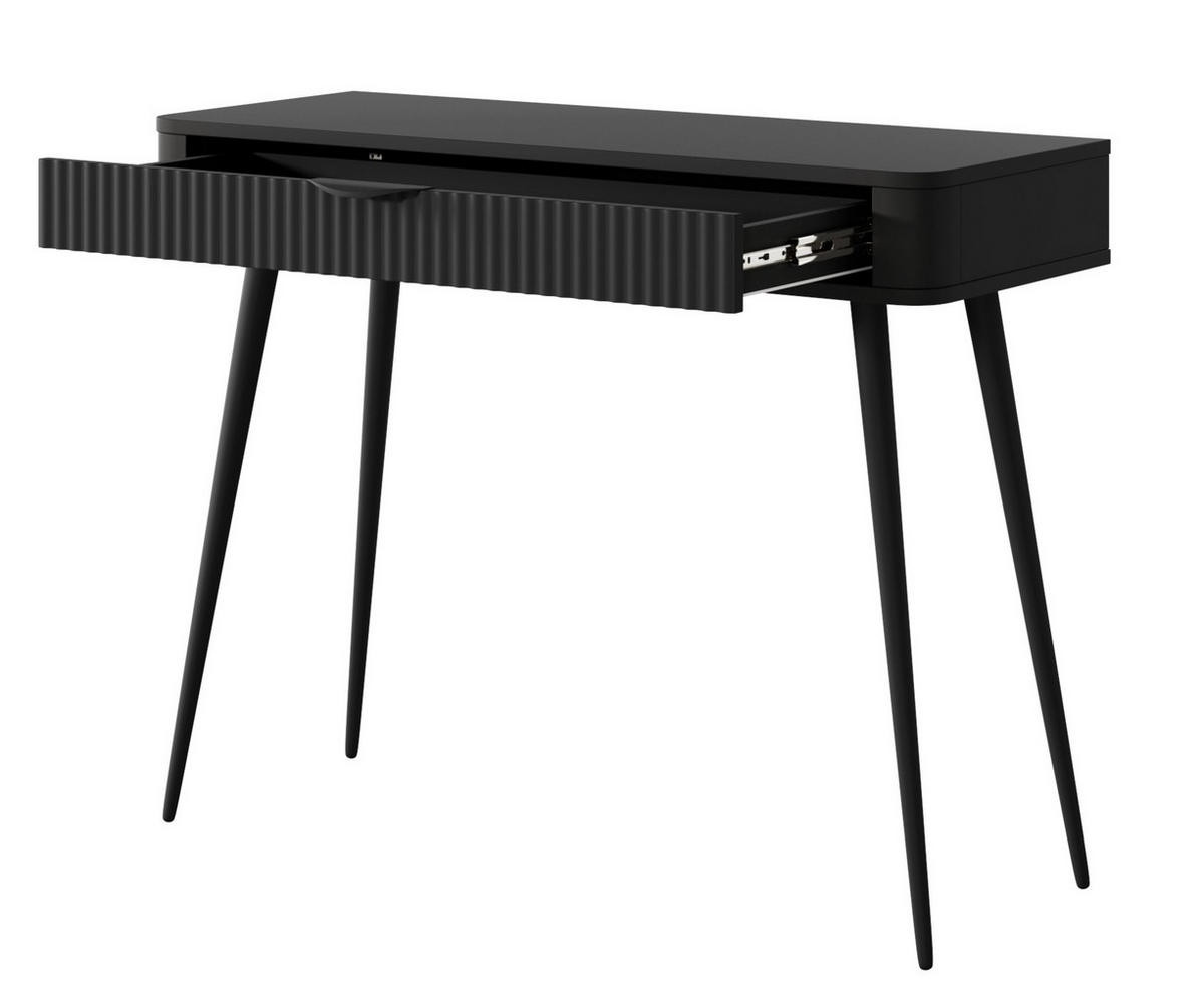 KONSOLE Schwarz Lena - Schwarz, Holzwerkstoff (1/100/78cm) - Sepro Meble