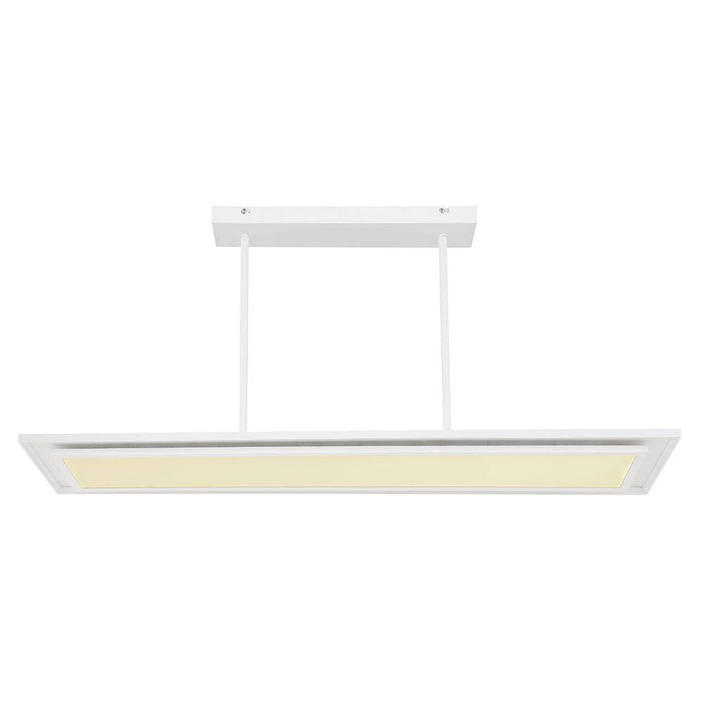 LED HÄNGLEUCHTE Murphy Weiß Metall - Weiß, Metall (52/29/114.5cm) - Globo Lighting