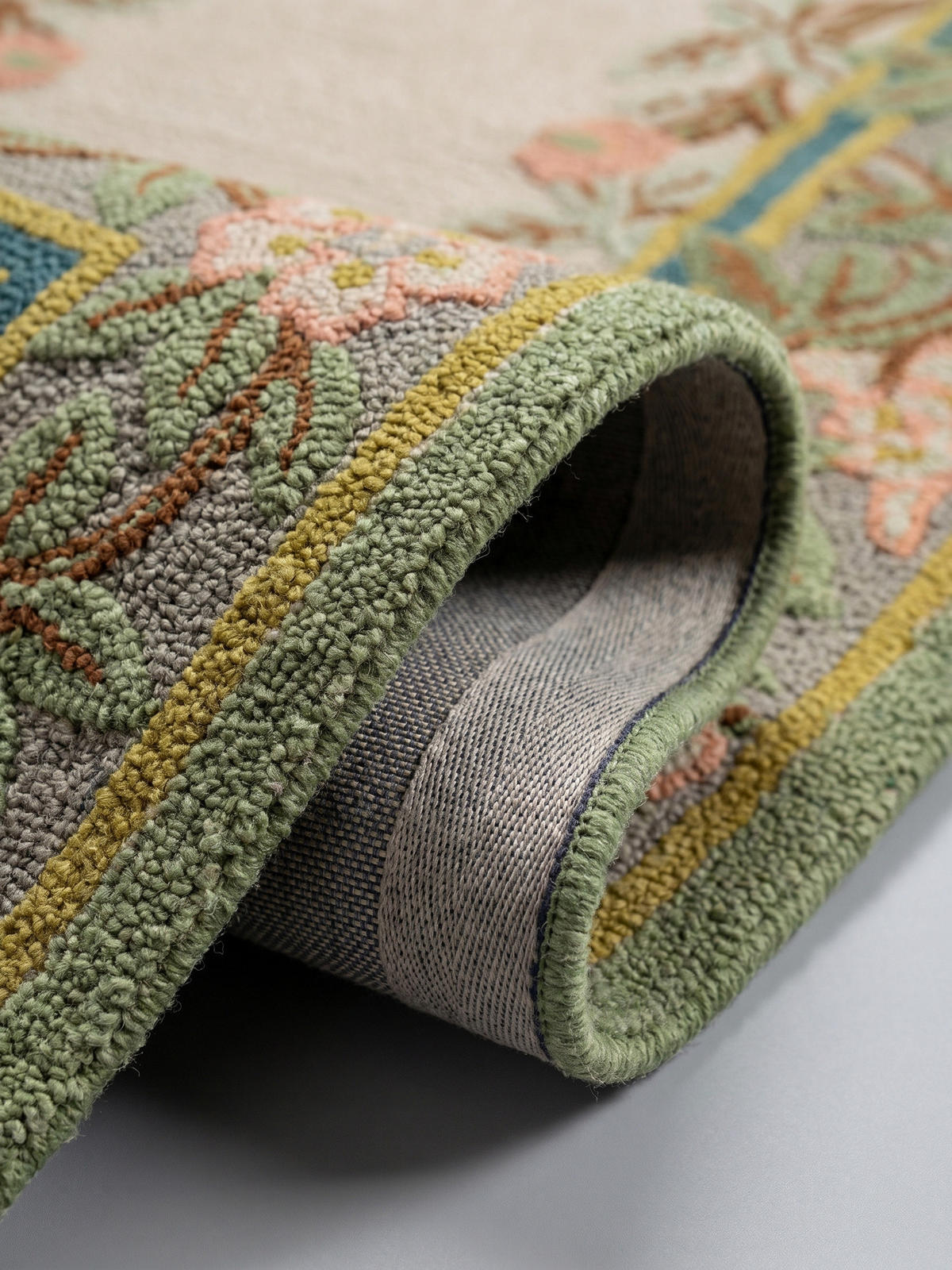 TEPPICH aus Wolle SOAR in Bunt, floral, 80 x 300 cm - Multicolor, Textil (80/300cm) - KADIMA DESIGN