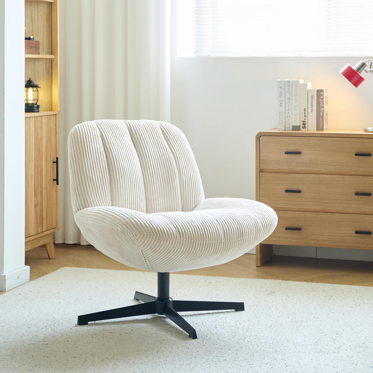 SESSEL Kord Beige - Beige, Textil (74/82/73cm) - Nordlys