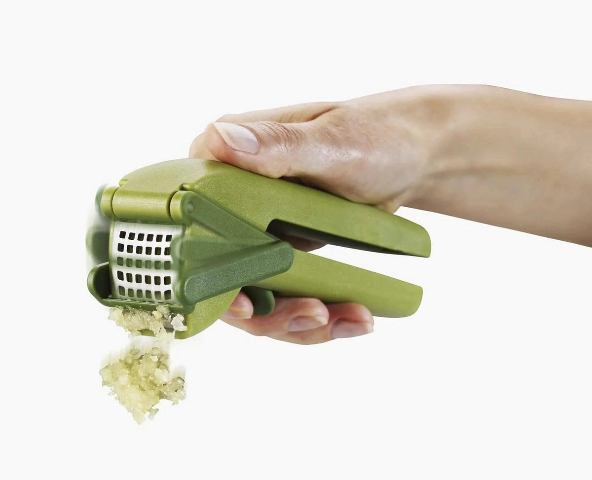 KNOBLAUCHPRESSE Duo - Easy Clean - Grün, Kunststoff (16cm)