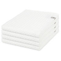HANDTUCH Piquee 4er-Set - Weiß, Textil (50/100cm) - MÖVE