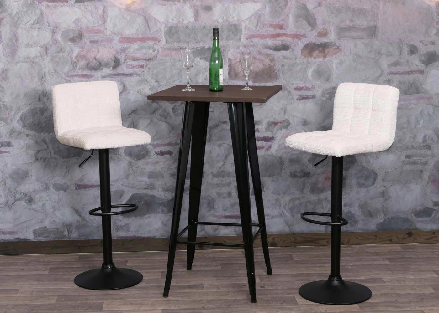 BARHOCKER Beige 2er-Set - Beige, Textil (38/107/41cm) - MCW