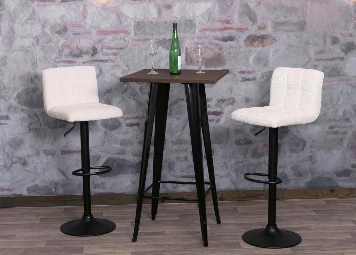 BARHOCKER Beige 2er-Set - Beige, Textil (38/107/41cm) - MCW