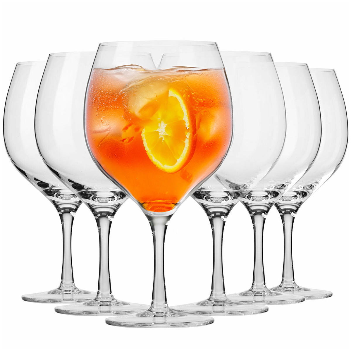 GIN & TONIC GLÄSER Harmony, 6er-Set, 700 ml - Transparent, Glas (0.7L) - Krosno Glass