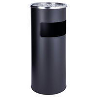 STANDASCHENBECHER 30L - Schwarz, Metall (25cm) - SVITA