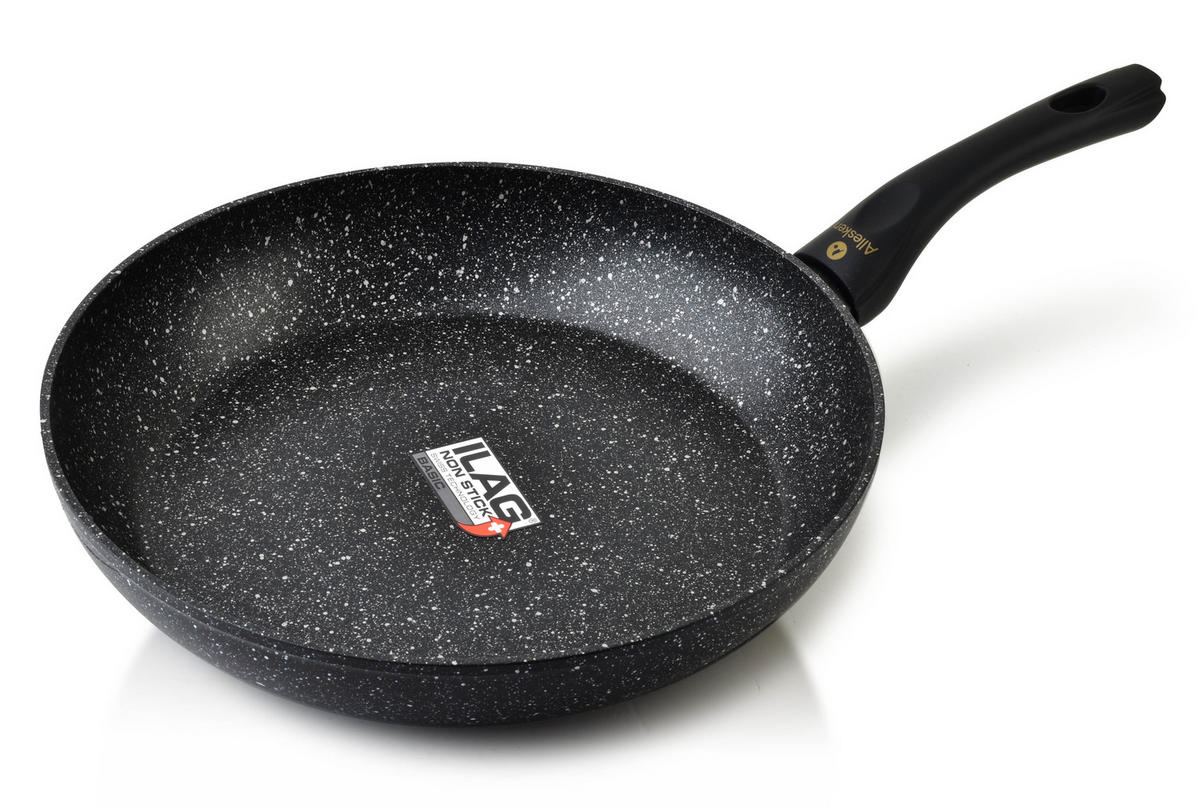 PFANNE Parsley Schwarz 30/49/5.6 cm Metall - Schwarz, Metall (30cm) - Mondex
