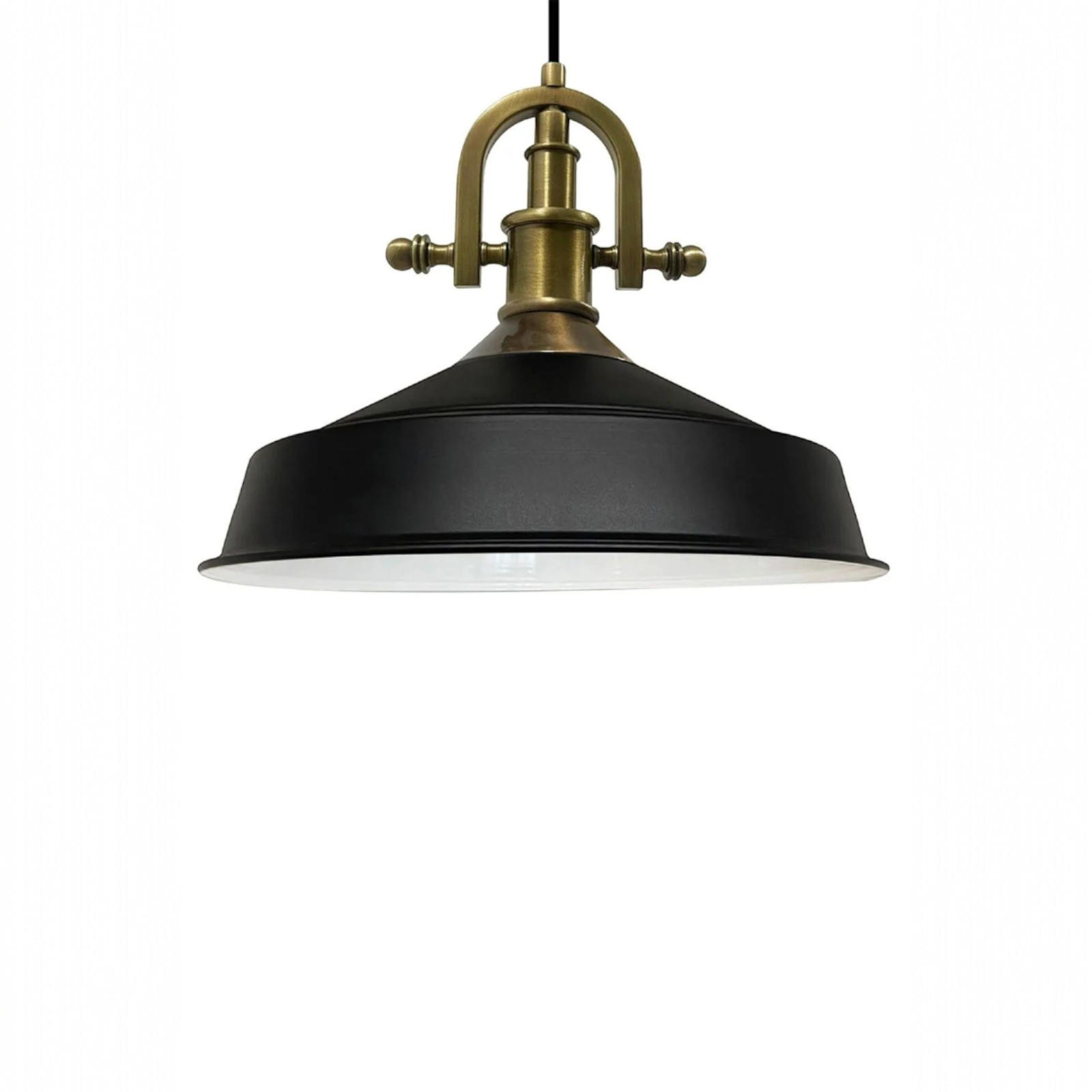 PENDELLEUCHTE Asletl-Marine - Schwarz, Metall (41/41/28cm) - Bamyum