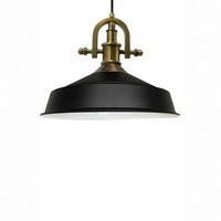 PENDELLEUCHTE Asletl-Marine - Schwarz, Metall (41/41/28cm) - Bamyum