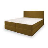 BOXBETT PELLIO 140x200 cm mit Matratze und Topper - Gelb - Gelb, Holz (140/200cm) - MASSENO