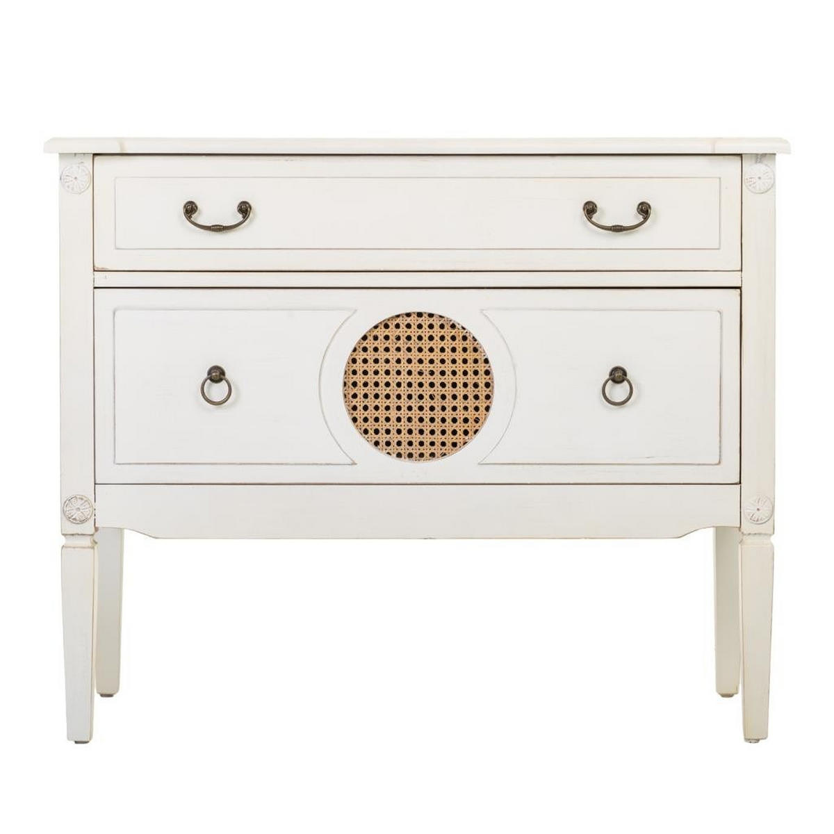 KOMMODE 88x38x72 cm - Weiß, Holz (88/38/72cm) - Wanderlust