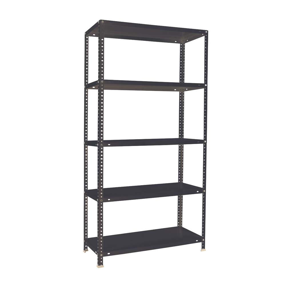 SCHRAUBREGAL PANDA TALL | HxBxT 200x100x50cm | 5 Fachböden | Fachlast 100kg | Anthrazit - Anthrazit, Metall (100/200/50cm) - PROREGAL