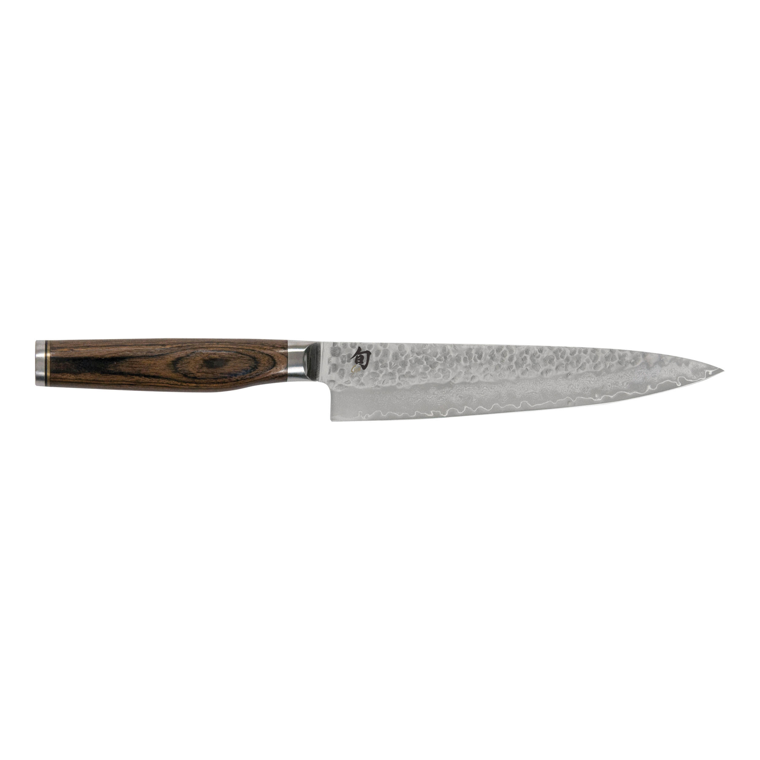 ALLZWECKMESSER Shun Premier Tim Mälzer, Damastmesser, 16.5 cm - Silberfarben, Metall (12.36cm) - Kai Messer