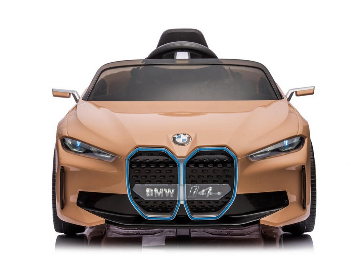 KINDER ELEKTROAUTO BMW i4 bronze - Bronzefarben, Kunststoff (115/67/54cm) - TPFLiving