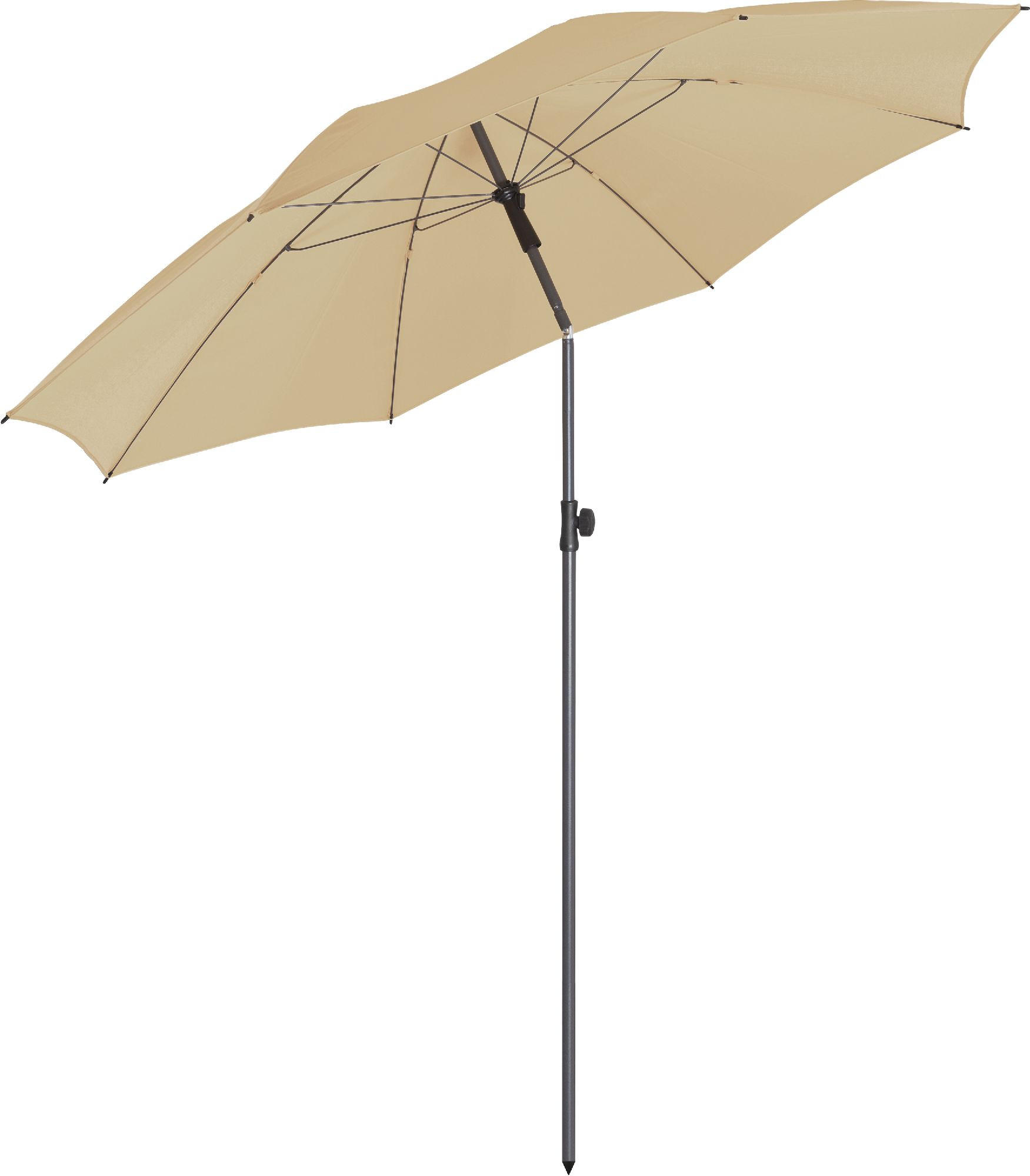 SONNENSCHIRM 200/200/126 cm - Beige, Kunststoff (200/200cm) - FARE