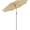 SONNENSCHIRM 200/200/126 cm - Beige, Kunststoff (200/200cm) - FARE