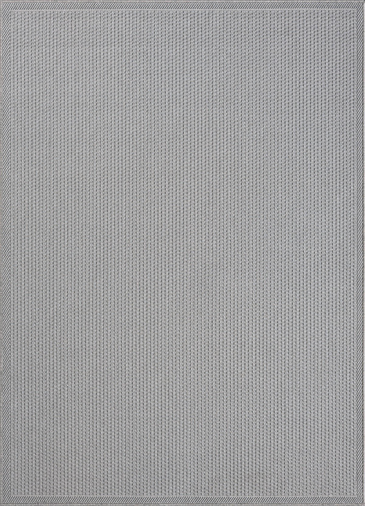 FLACHWEBTEPPICH Uni NURE Polypropylen Grau 160 x 220 cm - Grau, Textil (160/220cm) - KADIMA DESIGN