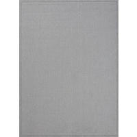 FLACHWEBTEPPICH Uni NURE Polypropylen Grau 160 x 220 cm - Grau, Textil (160/220cm) - KADIMA DESIGN