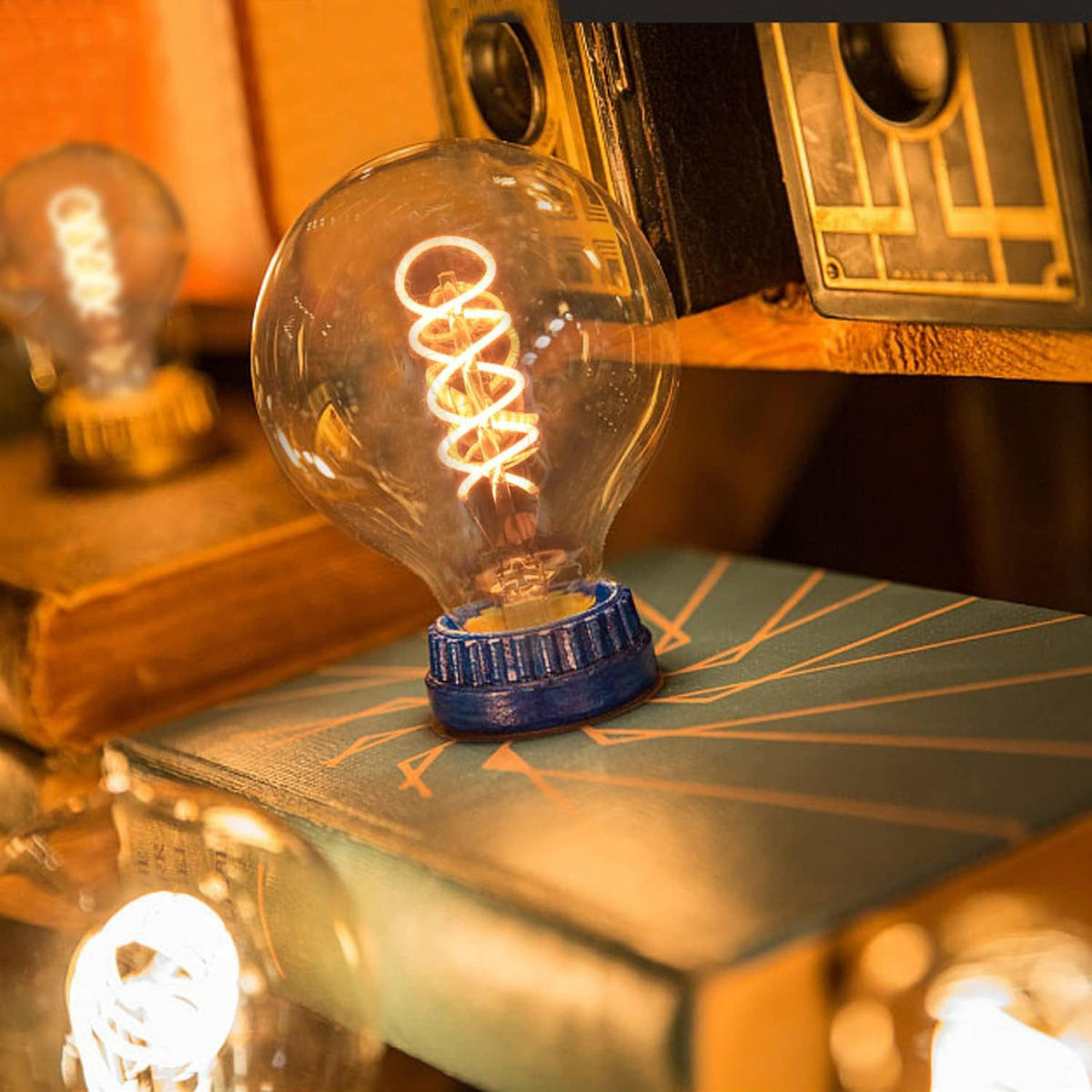 LEUCHTMITTEL Zivoltrix 9.5/9.5/13.5 cm - Braun, Glas (9.5/13.5cm) - ZMH