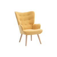 SESSEL - Stoff - Senfgelb - VATELY - Gelb, Textil (78/95.5/69cm) - Vente-Unique