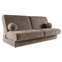 SCHLAFSOFA Beno 3-Sitzer mit Schlaffunktion, Braun - Braun, Textil (199/91/91cm) - Beautysofa
