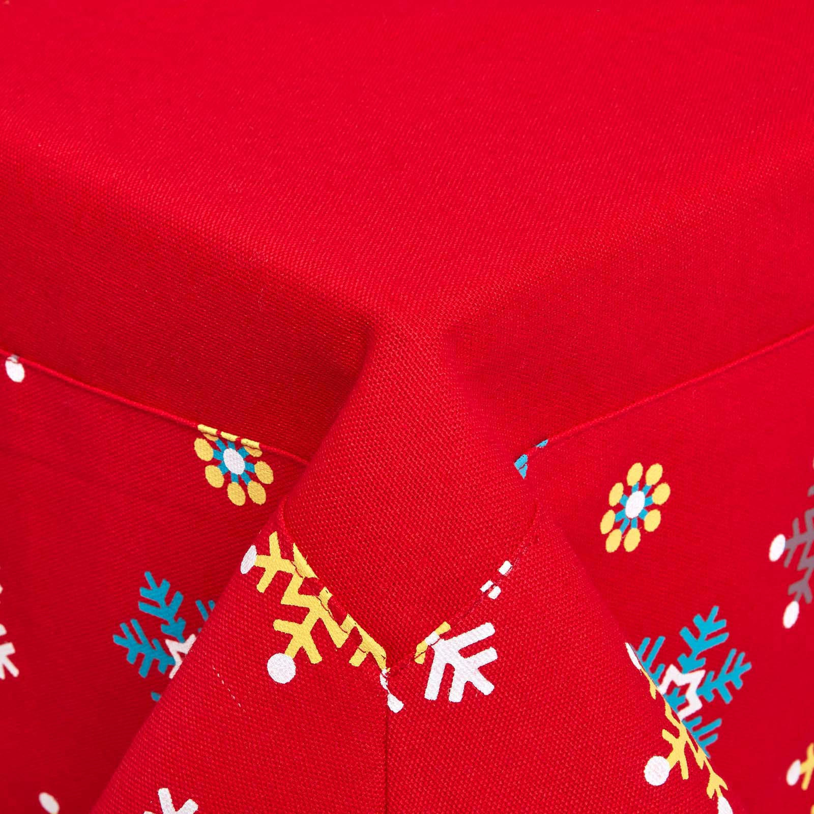 Thumbnail - Homescapes Tischdecke, Rot, Textil, Rechteckig, 137x178 cm, Oeko-Tex®, Wohntextilien, Tischwäsche, Tischdecken