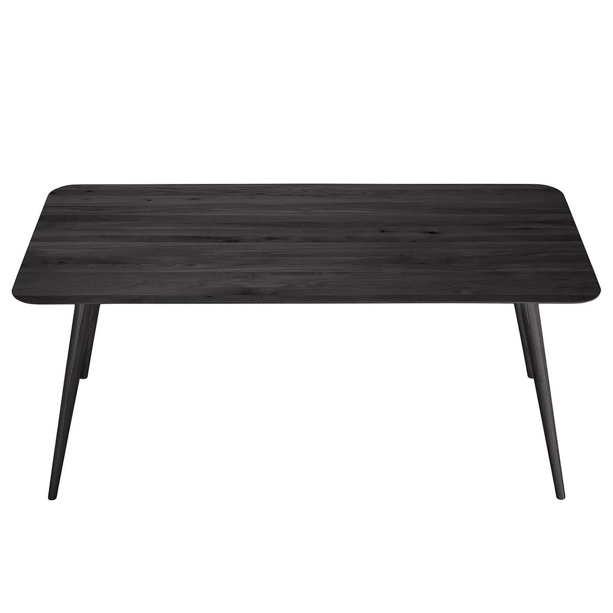 MASSIVER ESSTISCH - Massivholz - Eschefarben, Holz (90/180/75cm) - home24