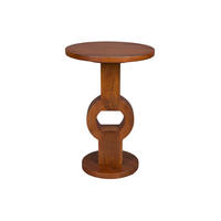 BEISTELLTISCH Tondo Rund 36 cm Braun - Braun, Holz (36/36/53cm) - Dutchbone