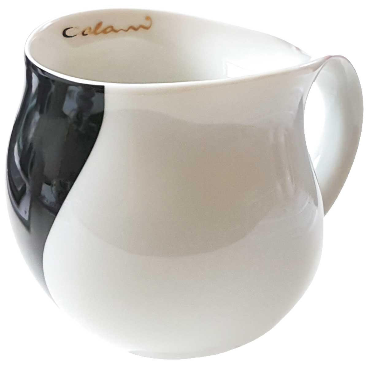 KAFFEEBECHER arrow schwarz - Goldfarben/Multicolor, Keramik (0.28L) - Luigi Colani Porzellan