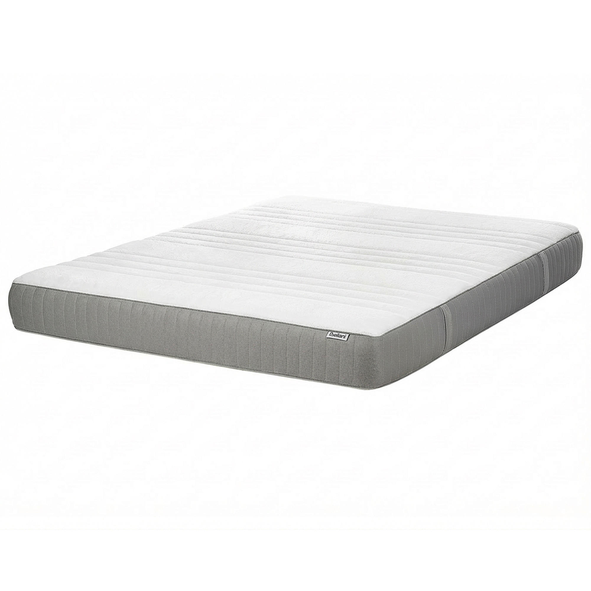MEMORY-SCHAUMMATRATZE H3/4 Fest 180/200 cm Whisper - Weiß, Textil (180/200cm) - Beliani