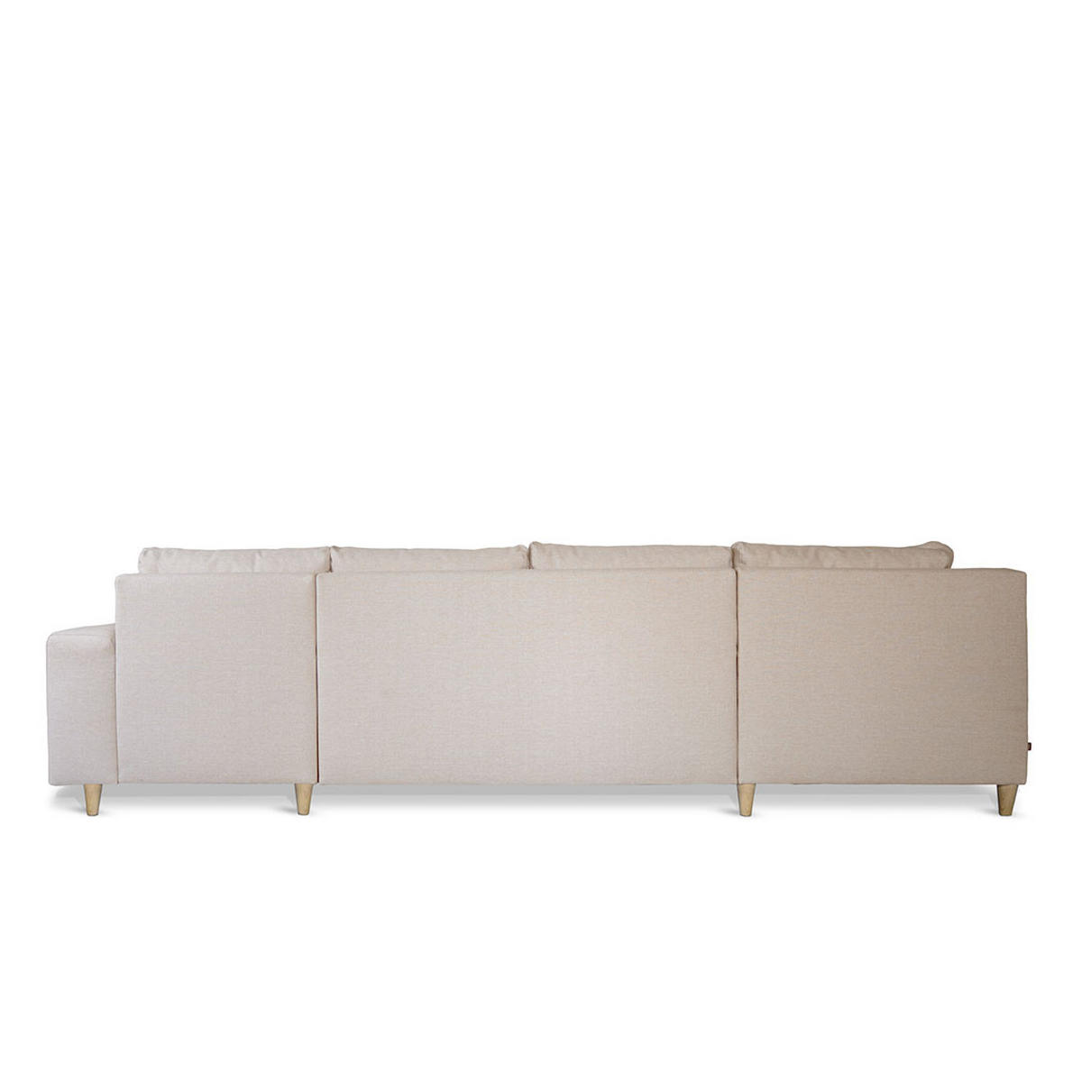WOHNLANDSCHAFT hell beige - Beige, Textil (288/82/225cm) - ebuy24