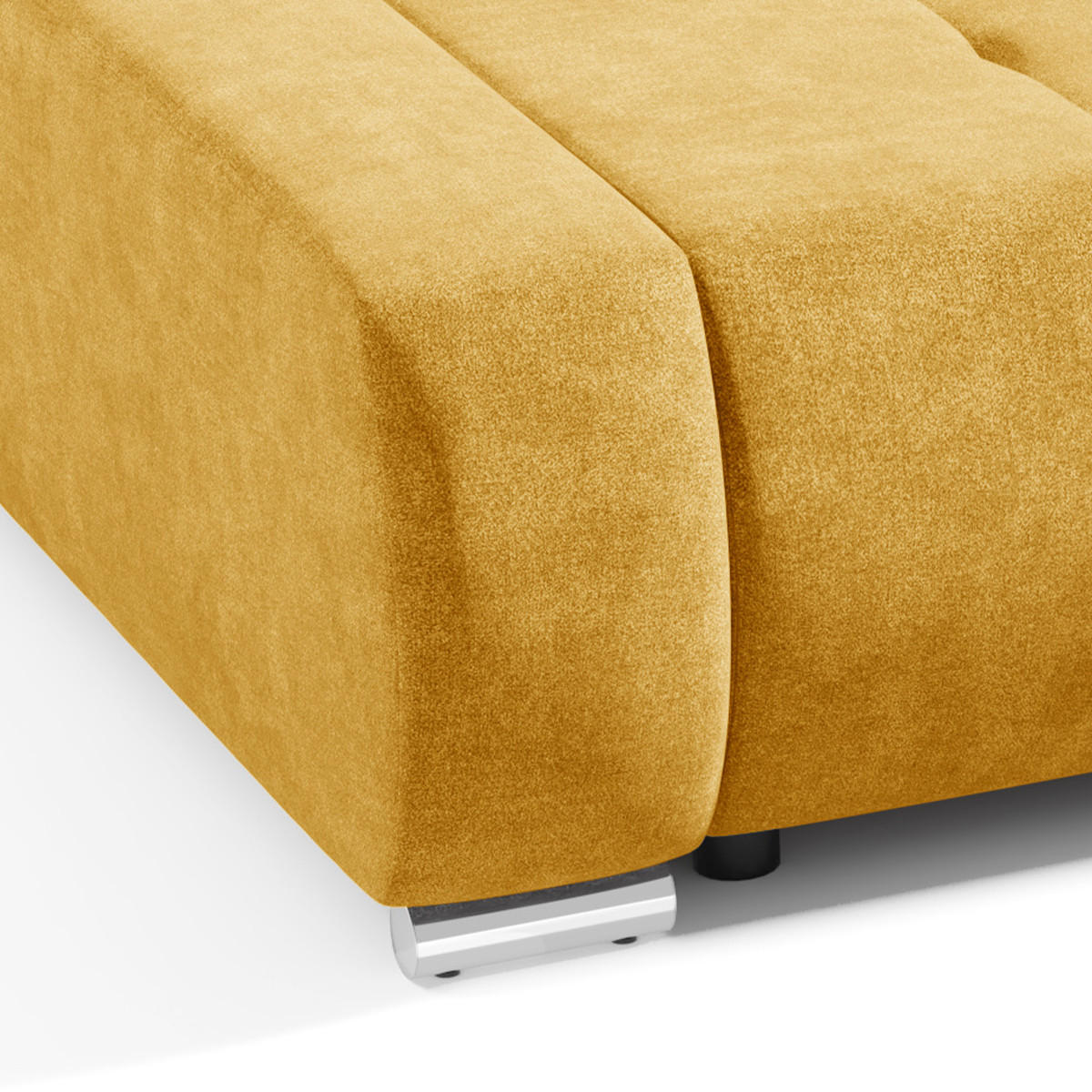 SCHLAFSOFA Jonas 3 Sitzplätze Gelb - Gelb, Holzwerkstoff (240/85/110cm) - Petits-meubles