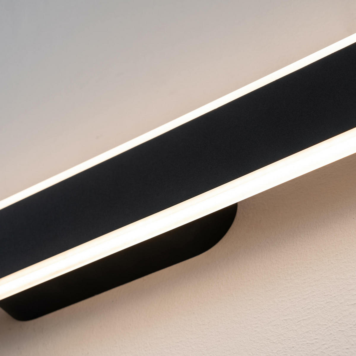 WANDLEUCHTE Bastia, Schwarz, 50cm - Schwarz, Metall (7.5/50/50cm) - KOSILUM