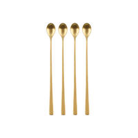 SMOOTHIELÖFFEL 4er-Set 26 cm - Goldfarben, Metall (7/31/3cm)