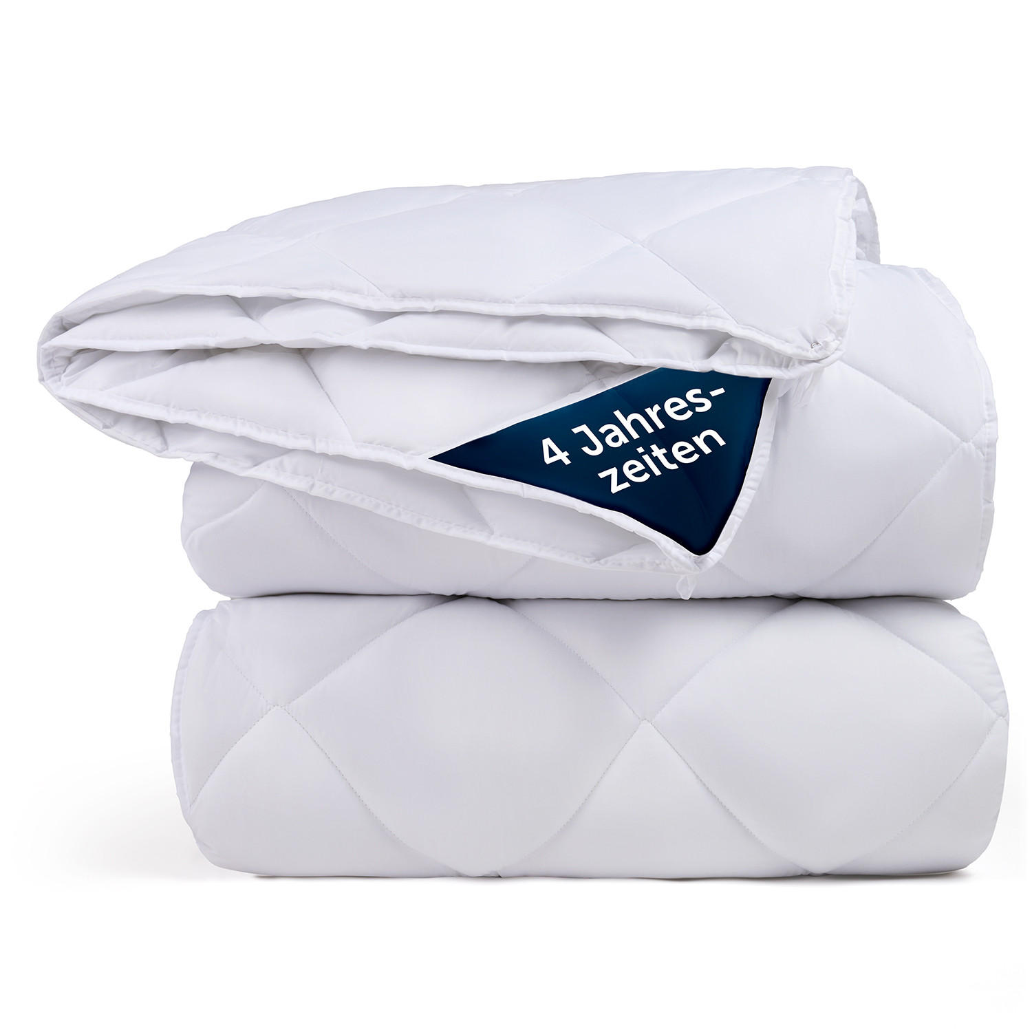 VIERJAHRESZEITENDECKE 135/200 cm - Weiß, Textil (135/200cm) - Blumtal