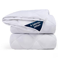 VIERJAHRESZEITENDECKE 155/220 cm - Weiß, Textil (155/220cm) - Blumtal