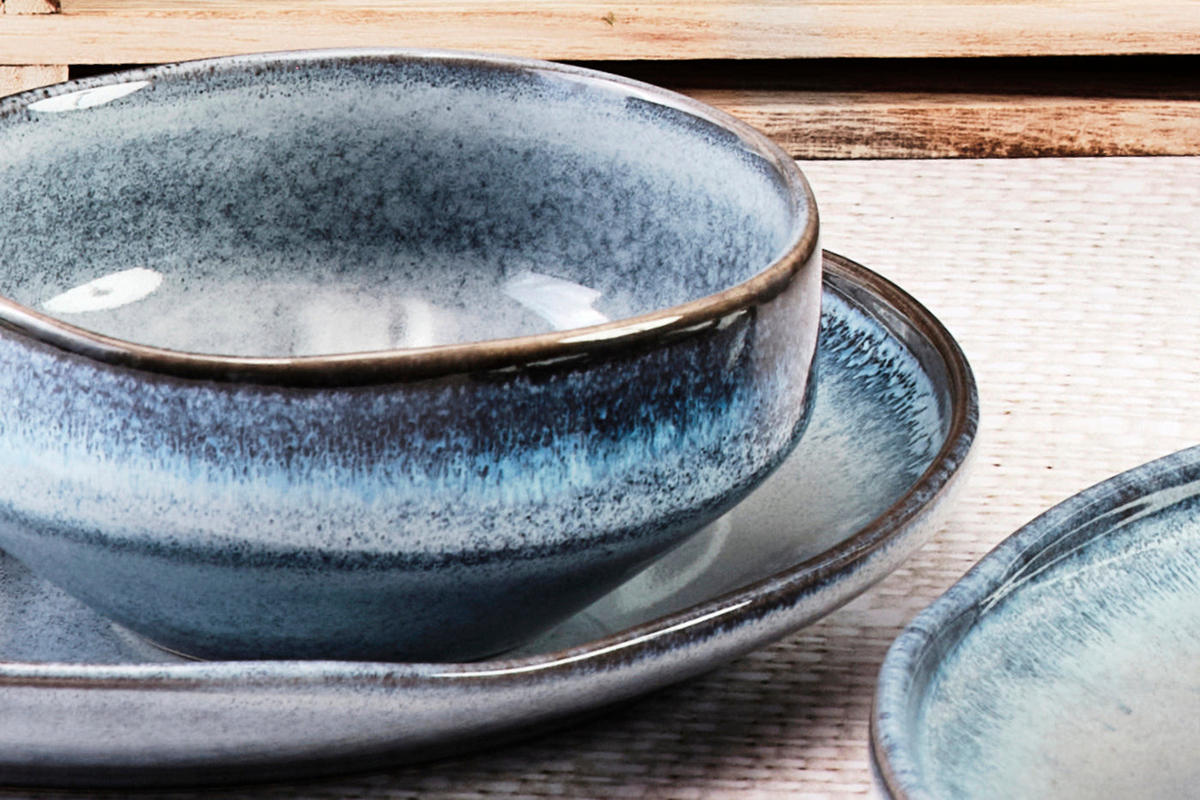 SCHALEN Genesis Ø11cm - 6er-Set - Meer - Blau, Keramik (11cm) - Björn