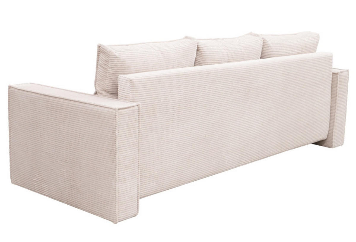 SOFA Beige EKO Ausziehbar - Beige, Textil (234/87/88cm) - Sepro Meble