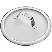 DECKEL Silber 24/24/5 cm 1006106 - Silberfarben, Glas (24cm) - Ballarini