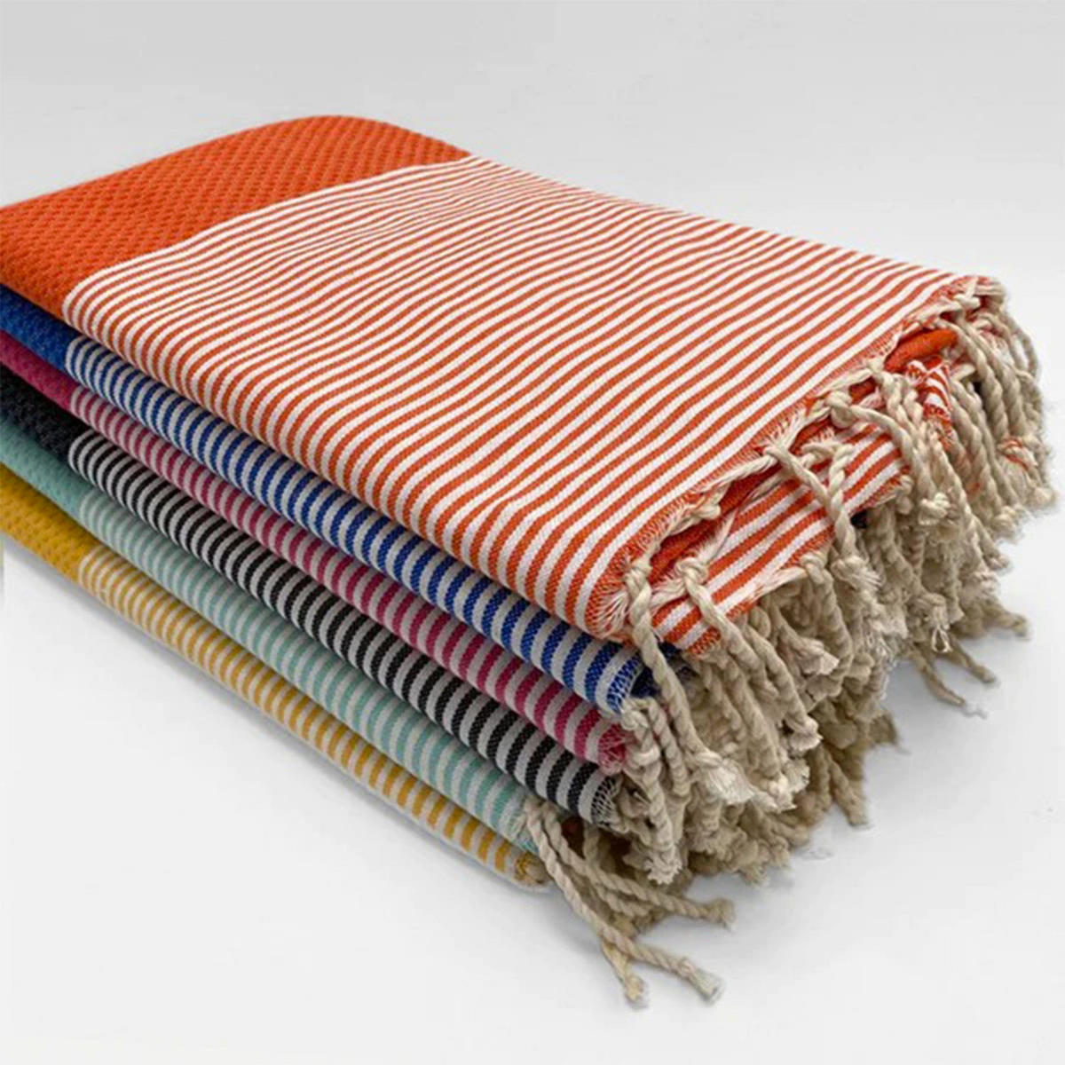 HAMAMTUCH Mikanda Grau 100x200 190g/m² - Grau, Textil (100/200cm) - LE COMPTOIR DE LA PLAGE