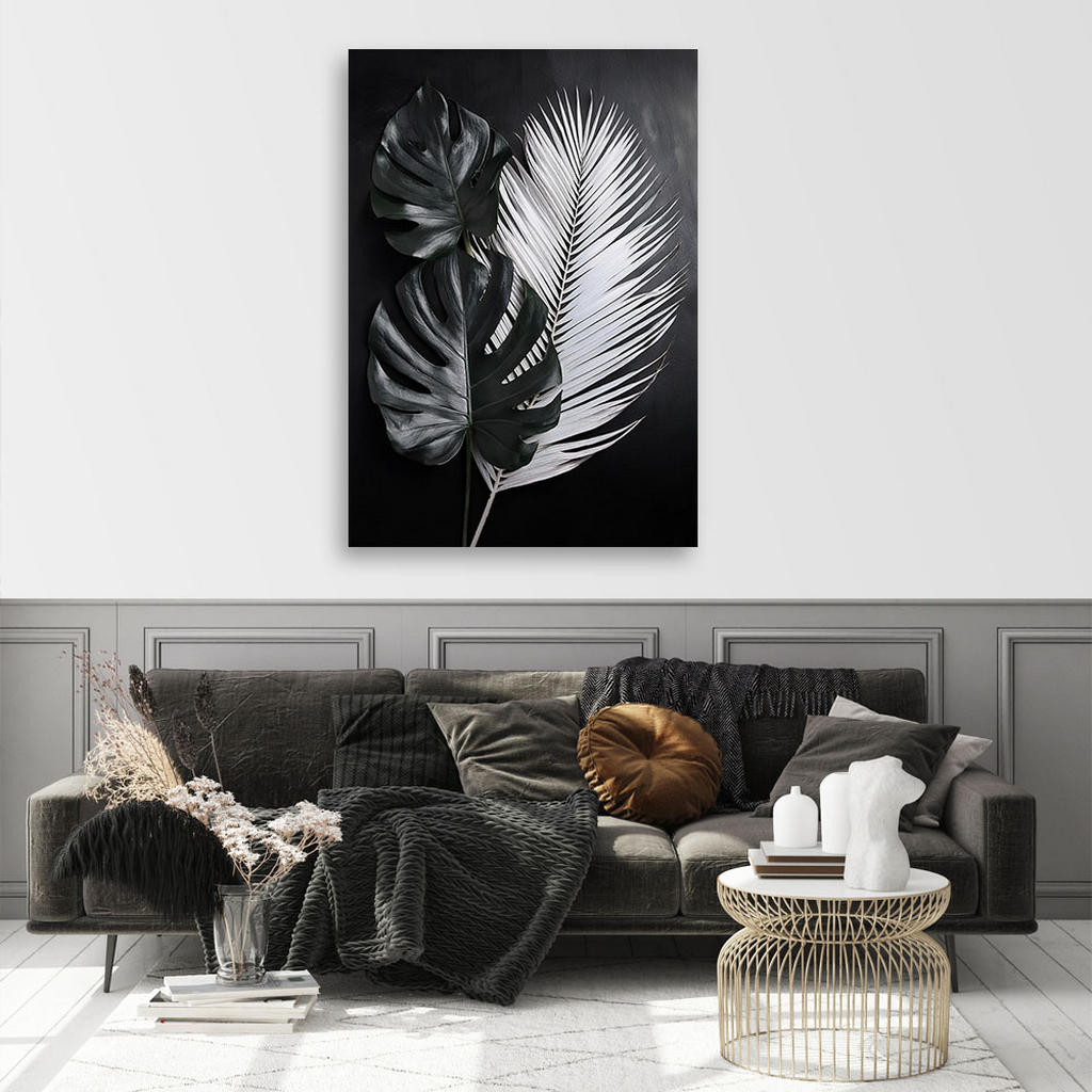 Thumbnail - Feeby Wandbild, Schwarz, Textil, Baum/Pflanze/Natur, Rechteckig, 60x90 cm, Bilder und Zubehör, Wandbilder, Leinwandbilde...