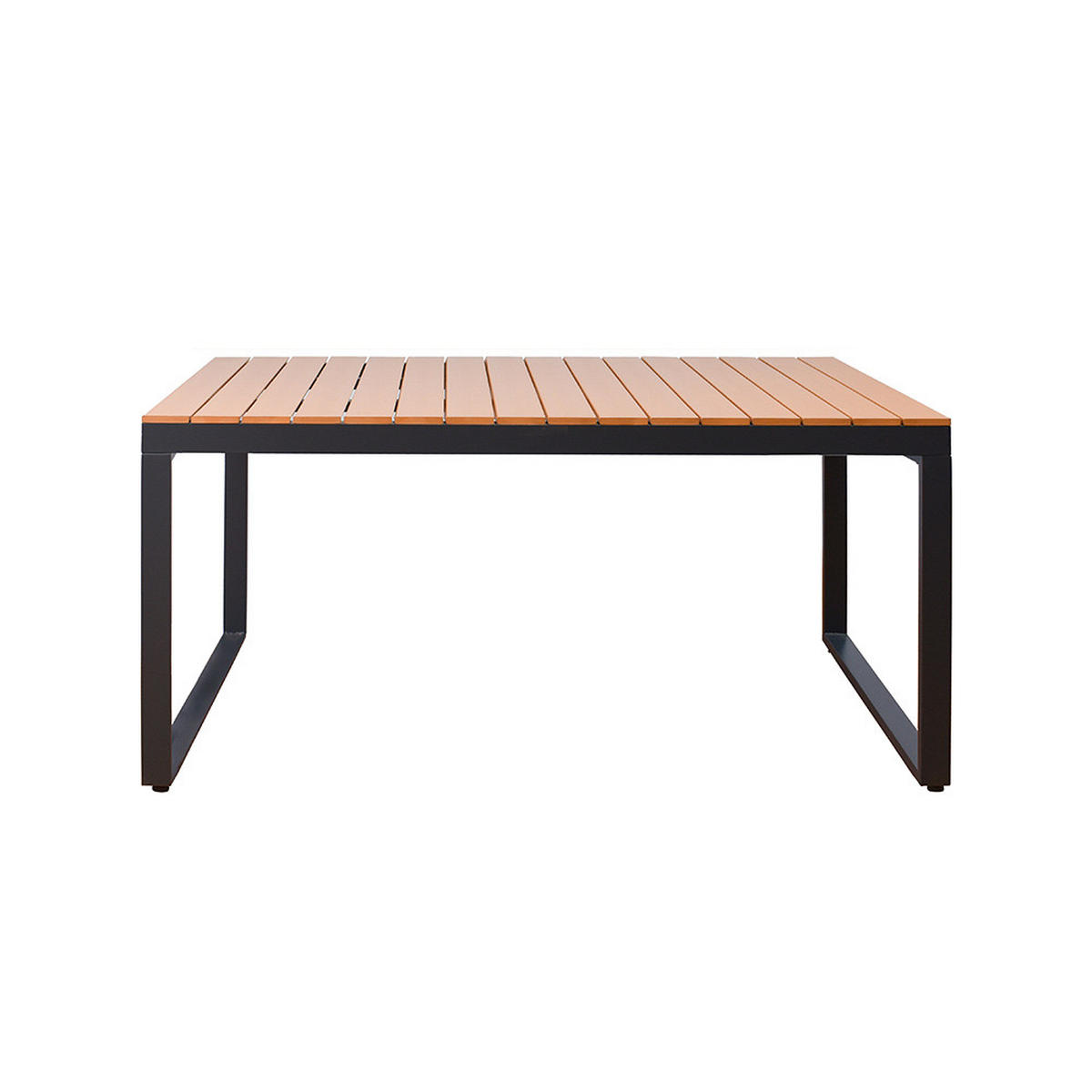 GARTENTISCH SIERA - 160 x 90 - Anthrazit, Kunststoff/Metall (160/90/75cm) - Home Deluxe