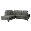 ECKSOFA Forest, Seite: Links - Schwarz/Grau, Holz/Textil (271/212cm) - MIRJAN24